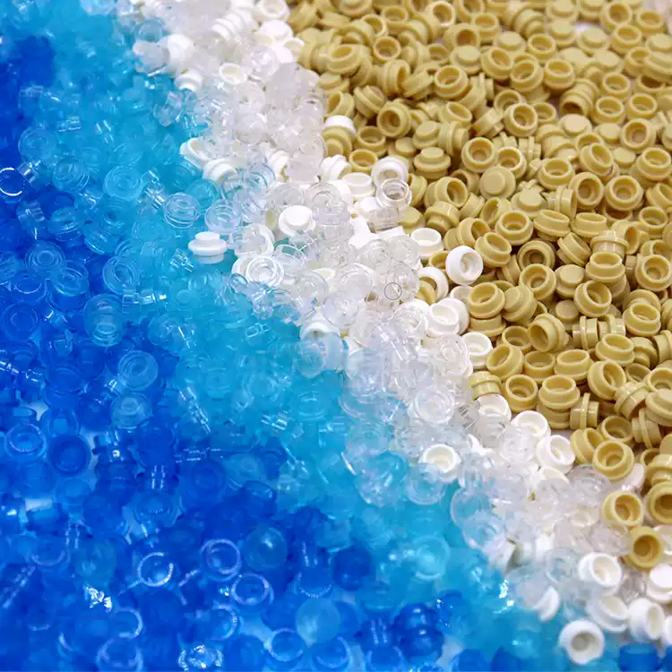 Transparente runde 1x1-Platten Nr. 6141, für MOC Ocean & Seascape DIY-Kreationen, hochkompatible kleinkörnige Steine