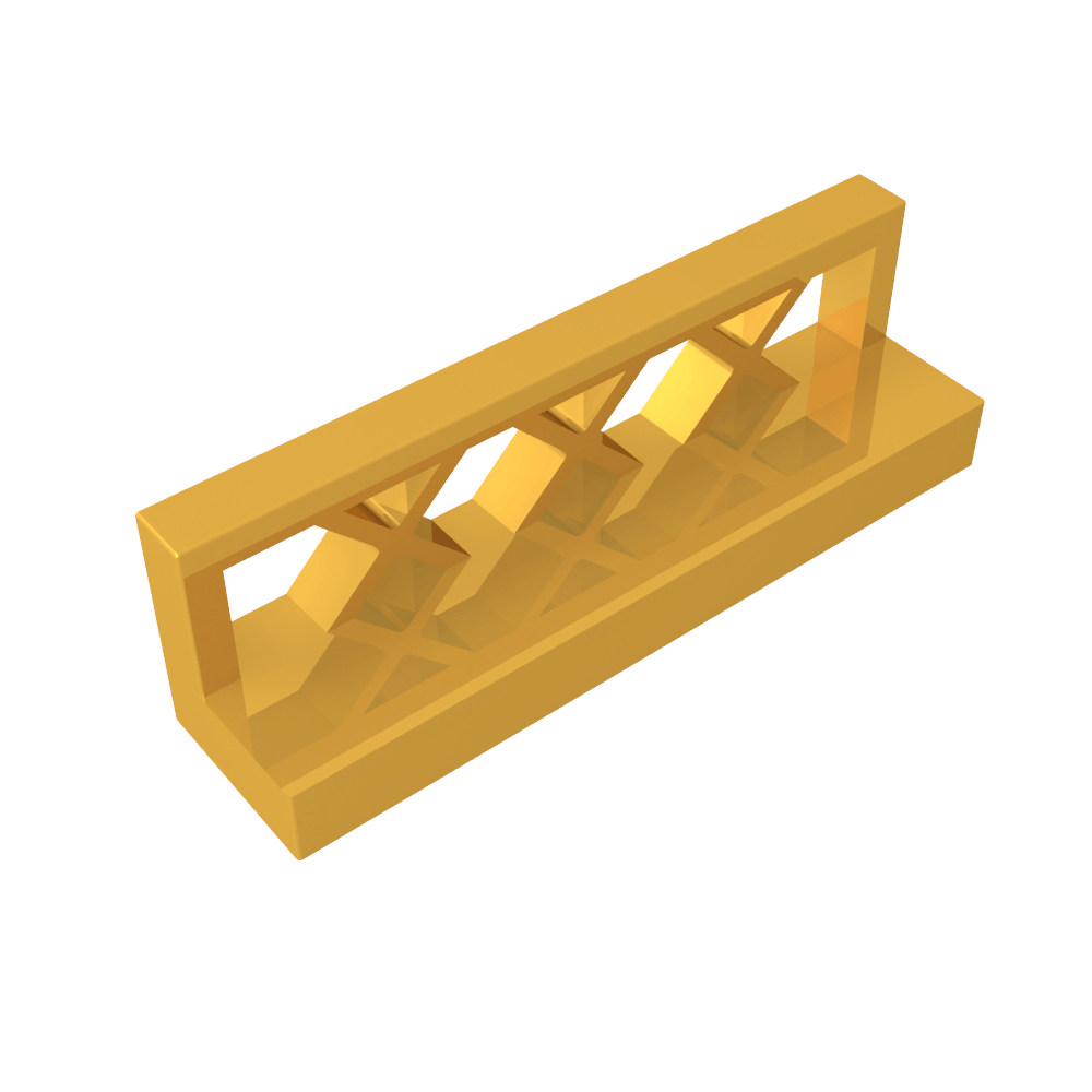 Zaun 1 x 4 x 1-MyGobricks