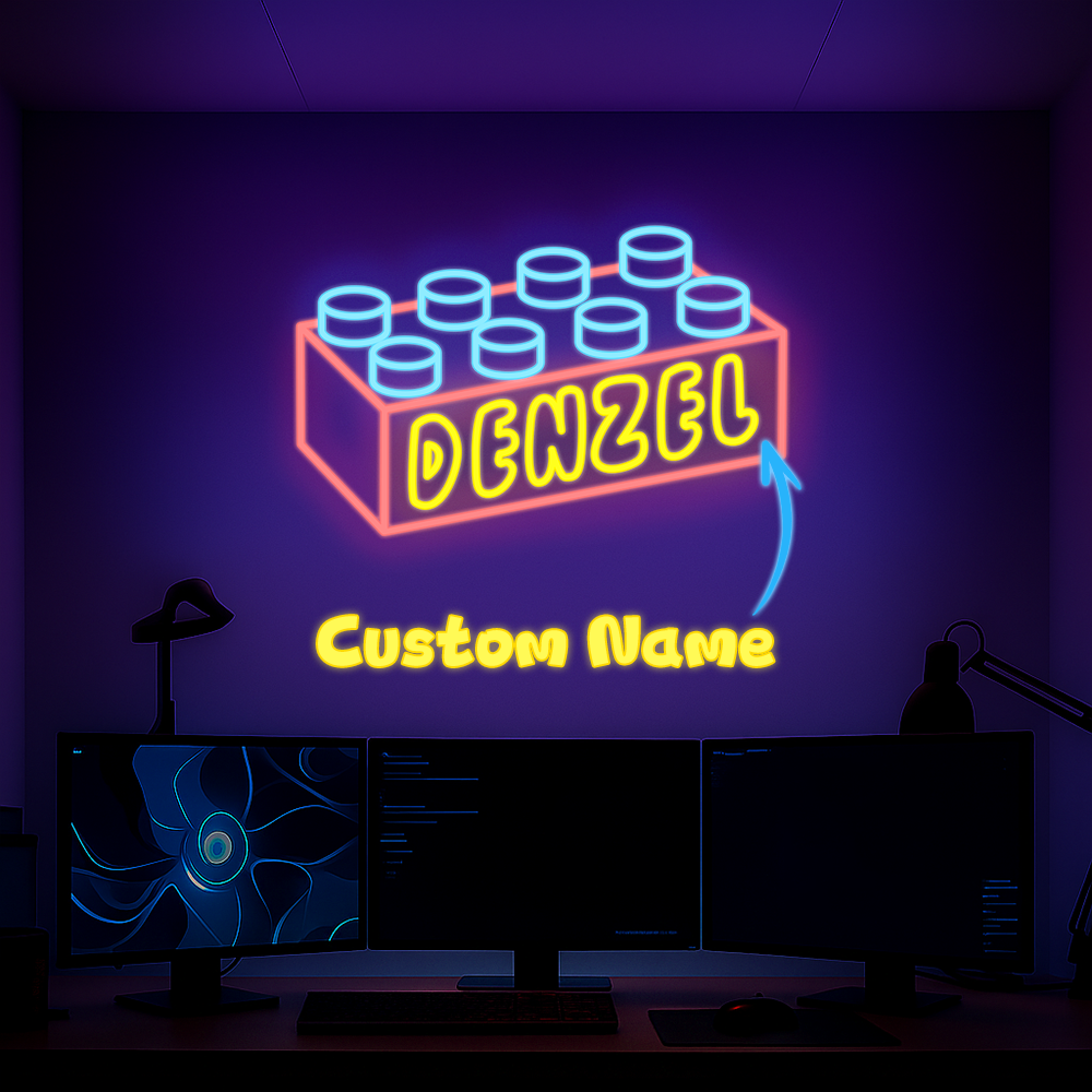 Personalisiertes Namens-Neonschild, Personalisiertes LED-Neonlicht-Studio-Dekor, Wanddekorationsgeschenke