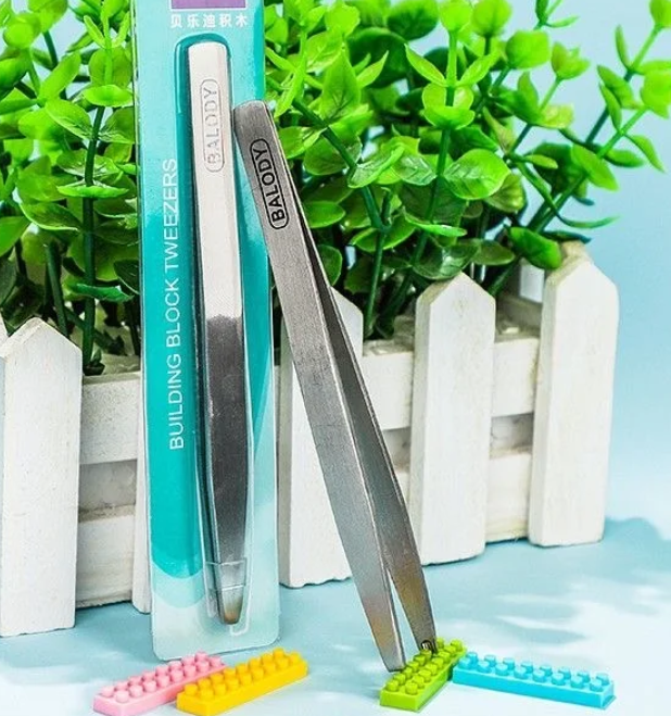 Spezialpinzette zum Bauen mit Diamantblöcken, Block-Partikel-Demontage