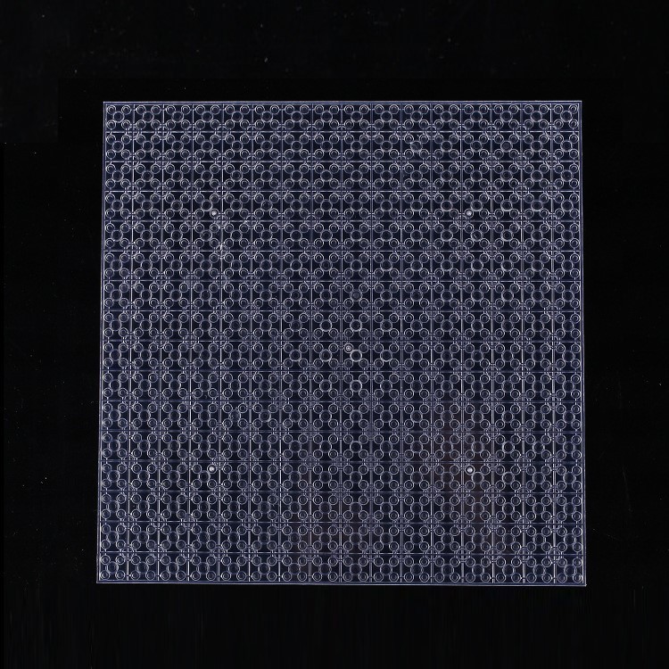 Kompatibel mit 32*32 Kleinteil-Grundplatten, transparenten doppelseitigen Grundplatten und transparenten Grundplatten von Moc Accessory