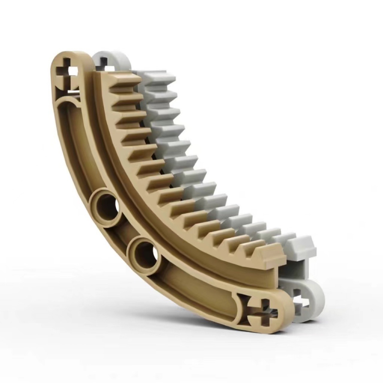 1 kg enthält ca. 266 Steine, kompatibel mit 78442 - 6344426 Technic, Zahnstange 6 x 6 gebogen (nicht Gobricks)