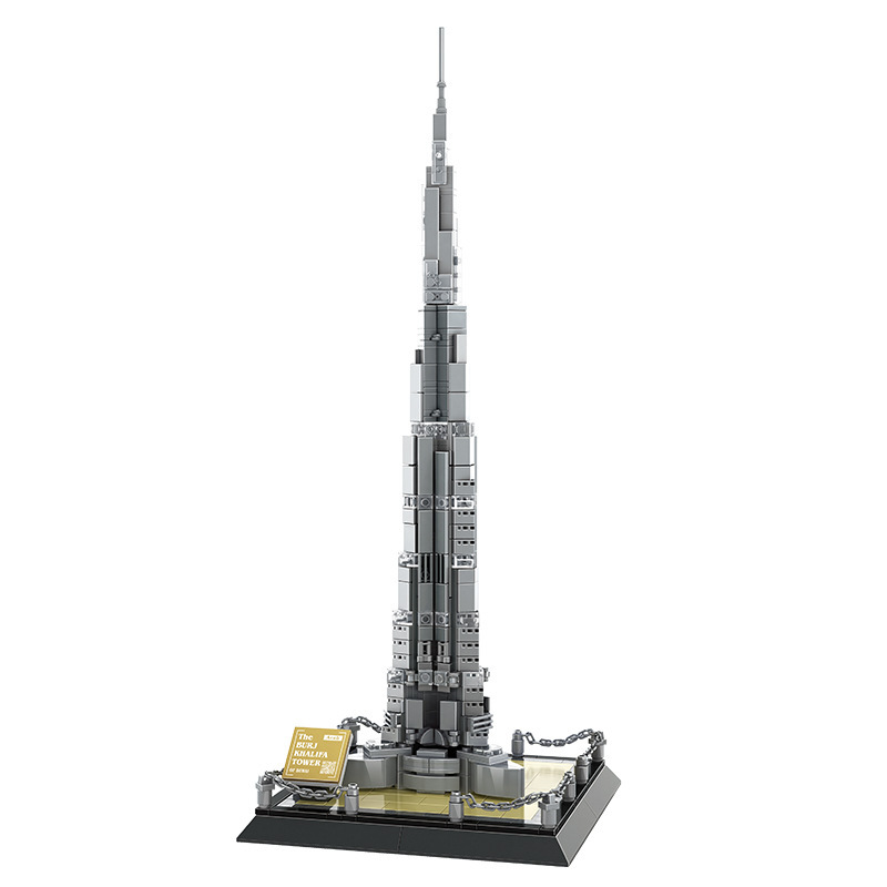 Wange - Burj Khalifa Dubai, VAE Mini-Bausteinset 4222 (Kompatibel)