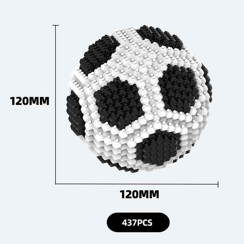 KADELE 3D-Fußballpuzzle – 14-teiliges MINT-Spielzeug, bei dem jeder „Klick“ einen Traum entstehen lässt