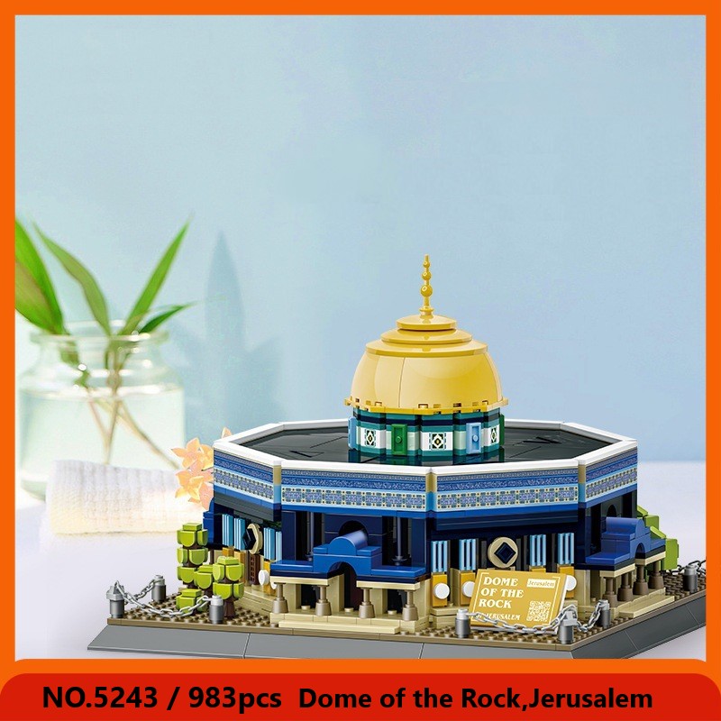 Wange - Felsendom Jerusalem Bauset, 5243 kompatible Mini-Bausteine