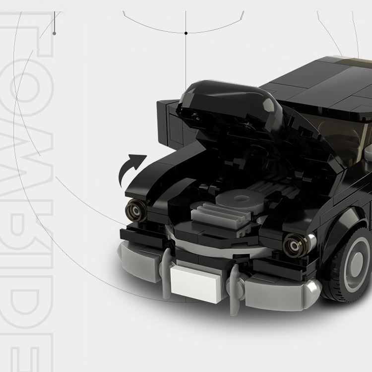 High Brick x MOCers Kollaborationsprojekt: Mercury Jumping Car (363 Teile) Nr.: HZZQ202602