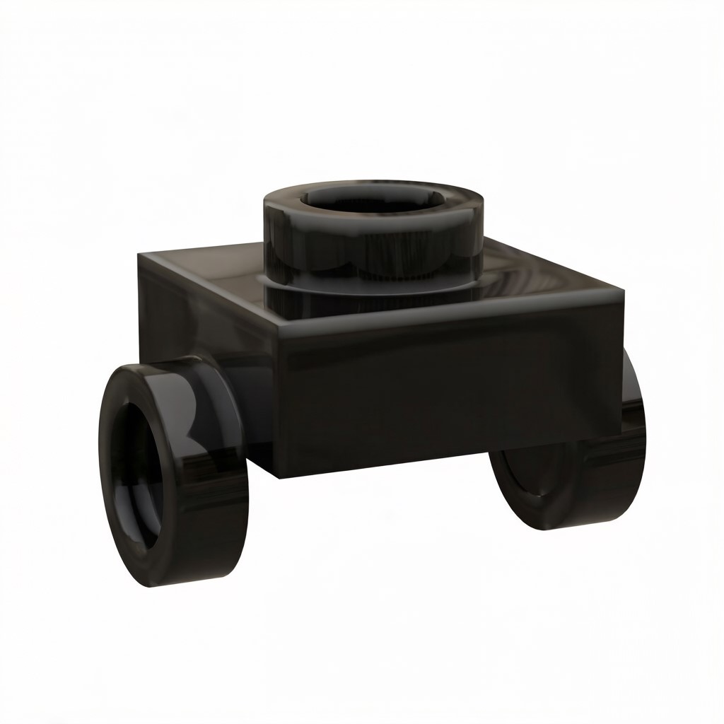 KF-0177 Kompatibel mit kleinteiligen Bausteinen; 1x1-Platte mit Noppen auf gegenüberliegenden Seiten (ca. 453 Teile) – Nicht von GoBricks