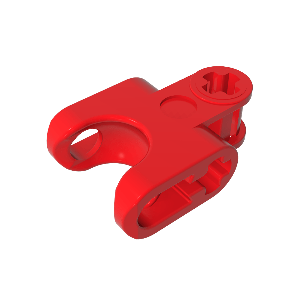 Technic Achsverbinder 2 x 3 mit Kugelpfanne, offene untere Achslöcher - MyGobricks