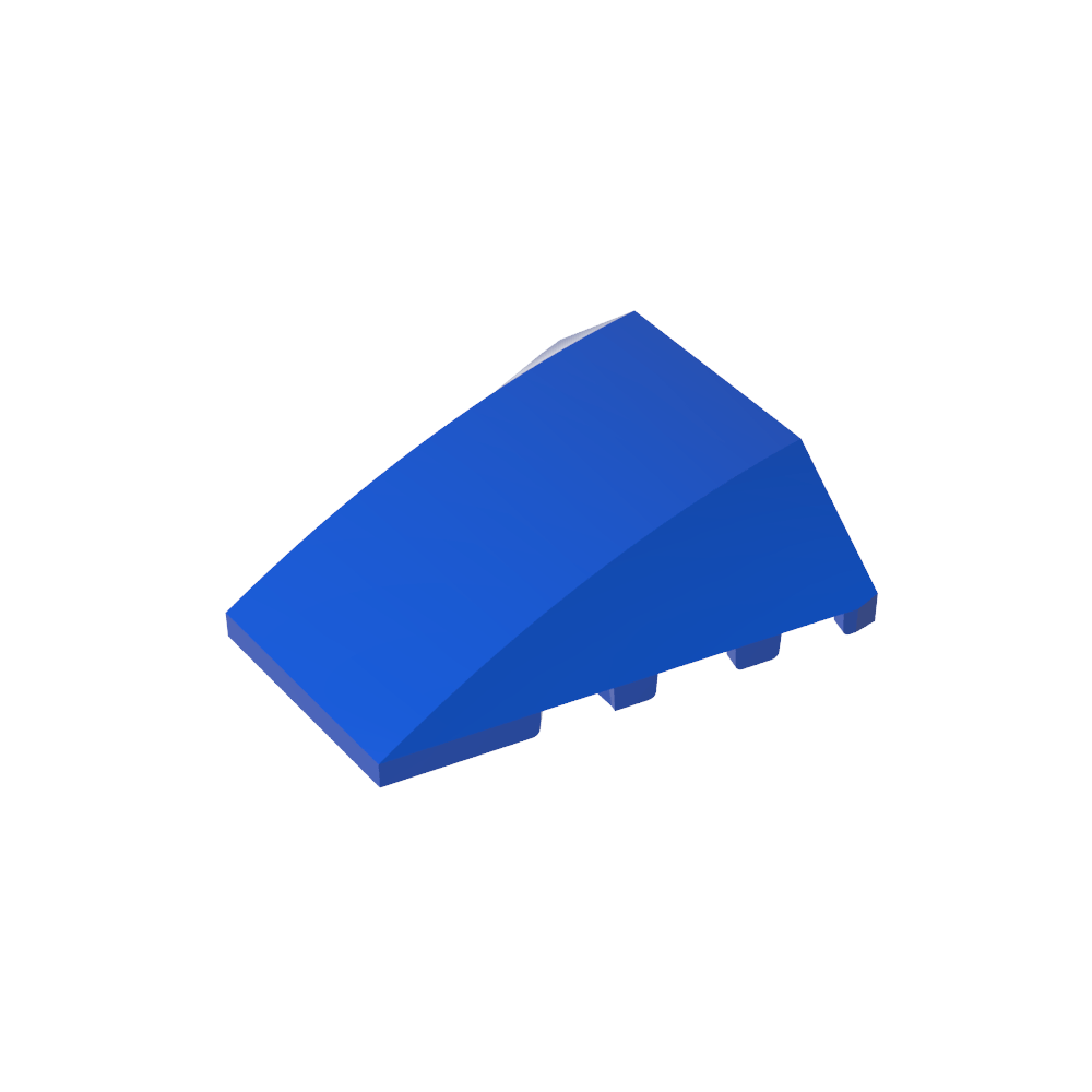 Keil gebogen 4 x 4 ohne obere Noppen - MyGobricks