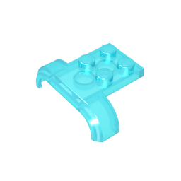 Radlauf, Kotflügel 3 x 4 mit 2 x 2 Platte