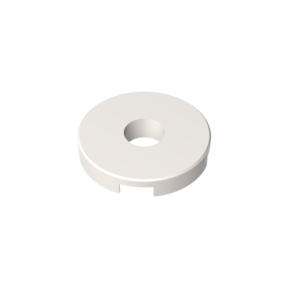 Fliese rund 2 x 2 mit Loch - MyGobricks