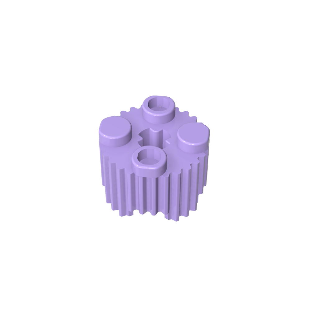 Rundstein 2 x 2 [Grill]-MyGobricks