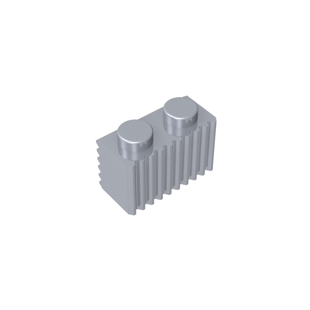 Stein Spezial 1 x 2 mit Grill - MyGobricks