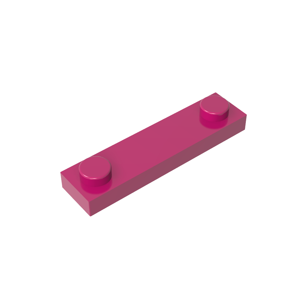 Platte Spezial 1 x 4 mit 2 Noppen-MyGobricks