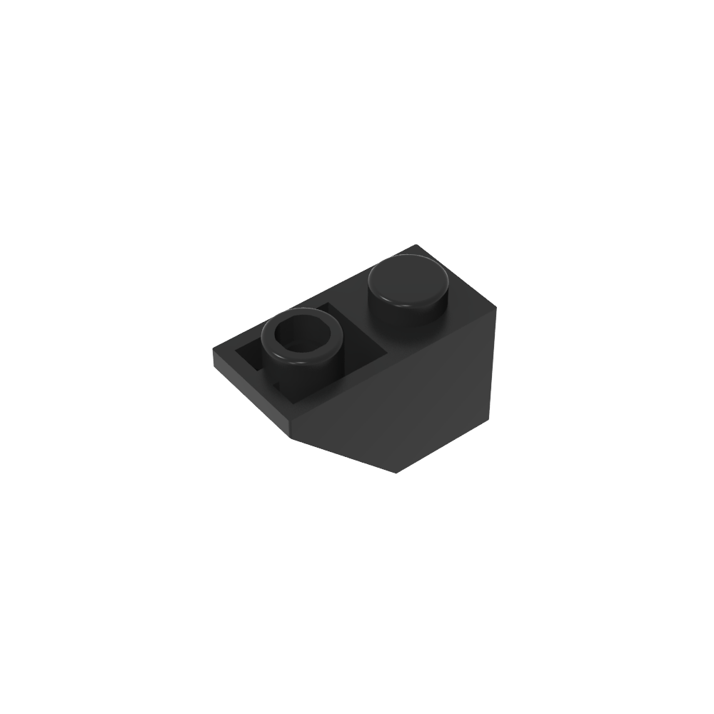 Schräge umgekehrt 45° 2 x 1-MyGobricks