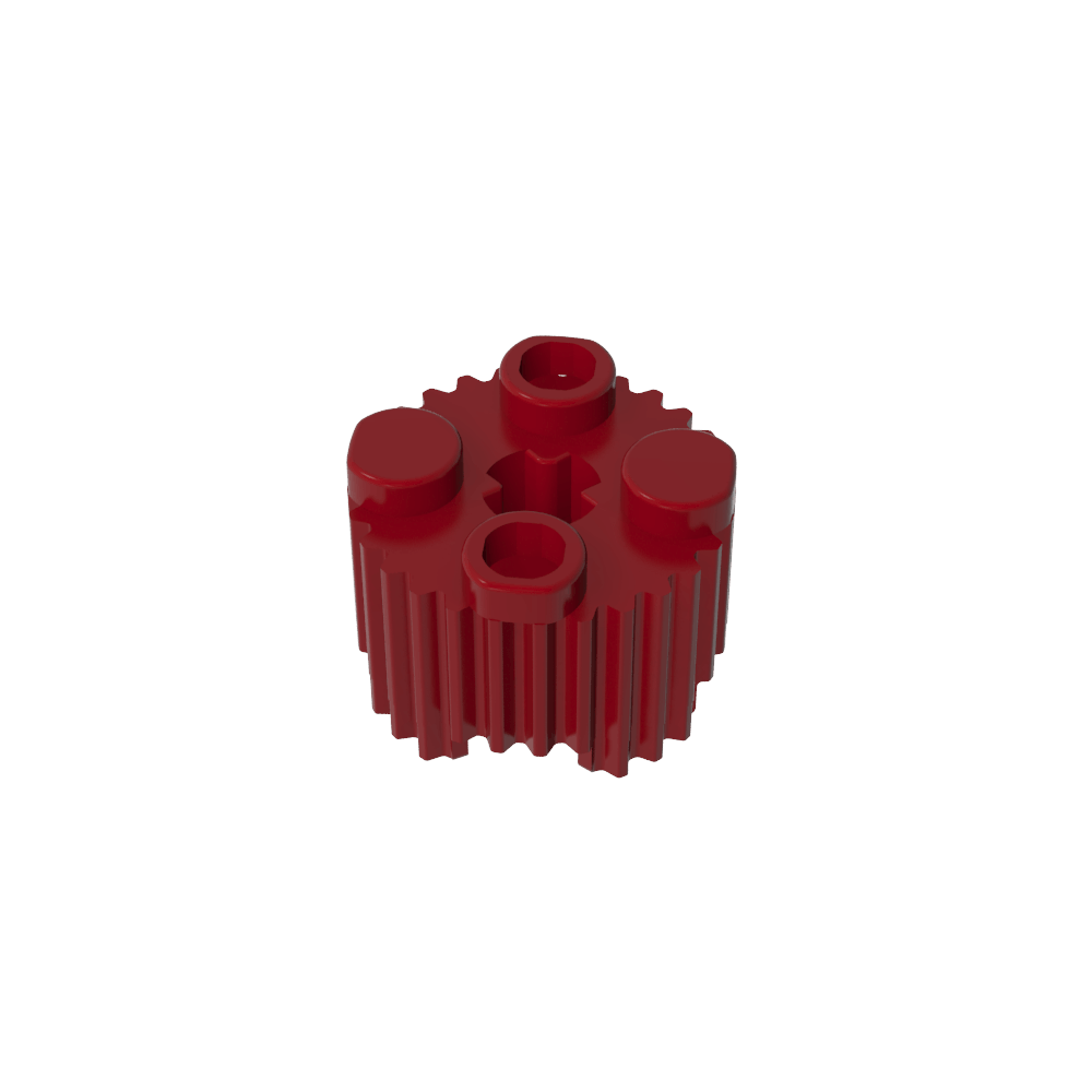 Rundstein 2 x 2 [Grill]-MyGobricks