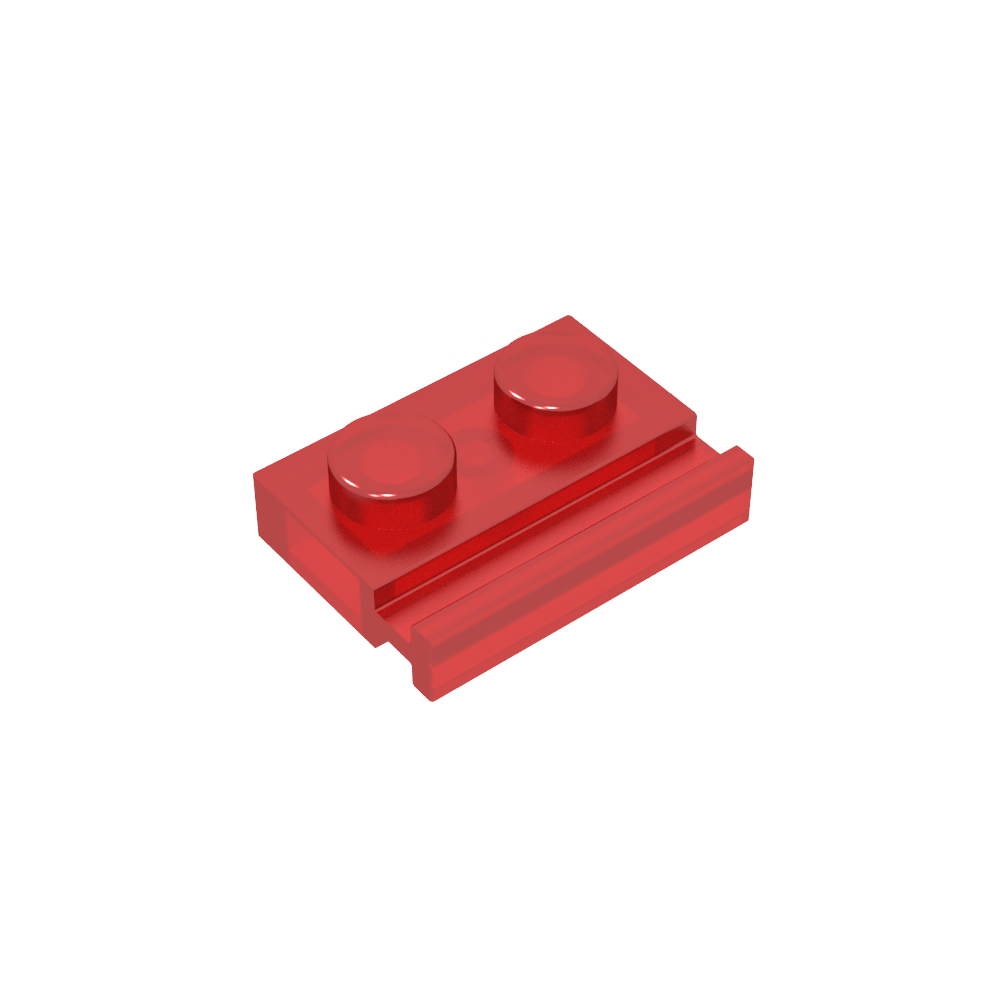 Platte Spezial 1 x 2 mit Türschiene-MyGobricks