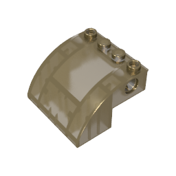 Schrägstein gebogen 4 x 4 x 2 mit Löchern