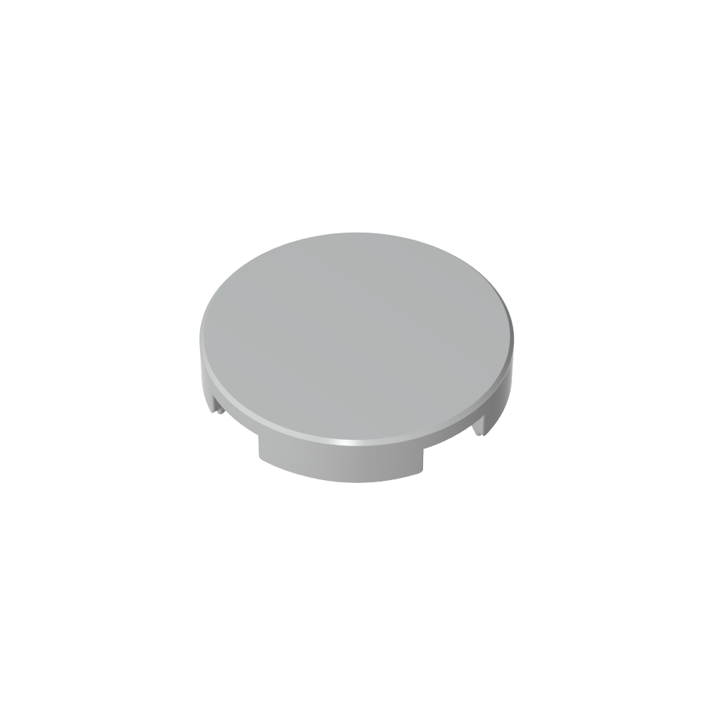 Runde Fliese 2 x 2 mit Bolzenhalter unten - MyGobricks