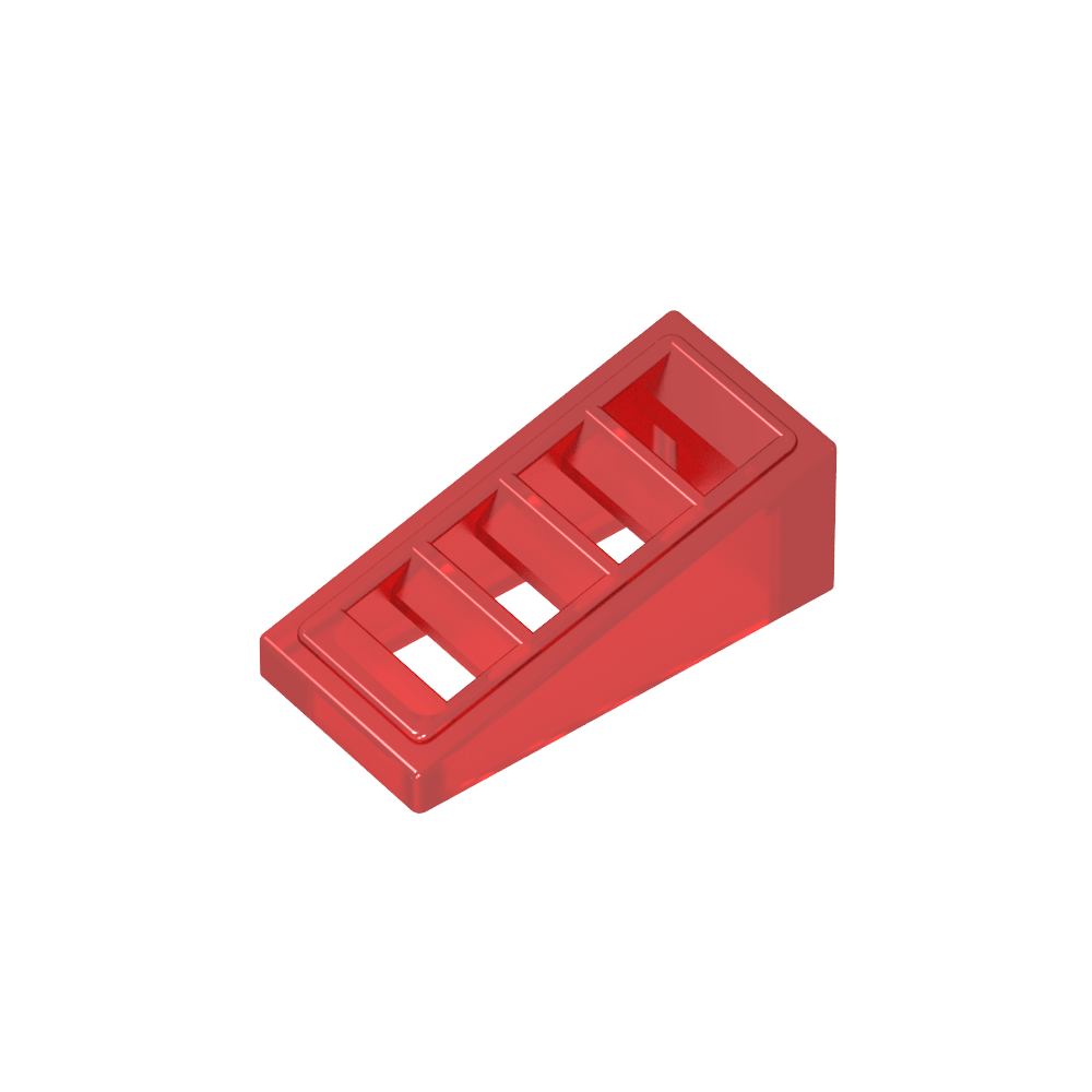 Schrägstein 18° 2 x 1 x 2/3 mit 4 Schlitzen - MyGobricks