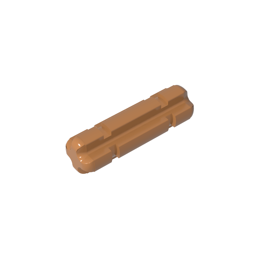 Technic Achse 2 gekerbt-MyGobricks
