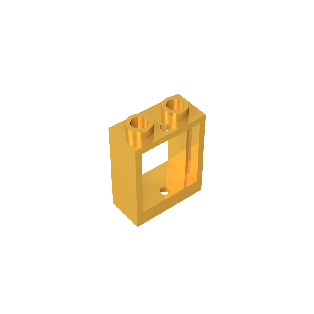 Fenster 1 x 2 x 2 Flache Vorderseite-MyGobricks