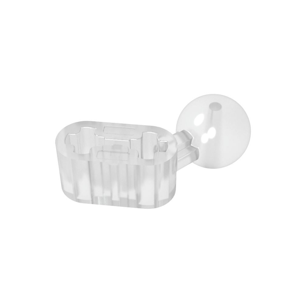 Technic Balken 1 x 2 mit Kugelgelenk abgewinkelt - MyGobricks