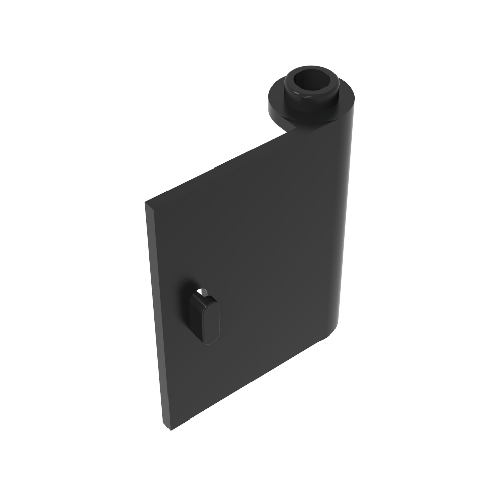 Tür 1 x 3 x 3 rechts - offen zwischen oberem und unterem Scharnier - MyGobricks