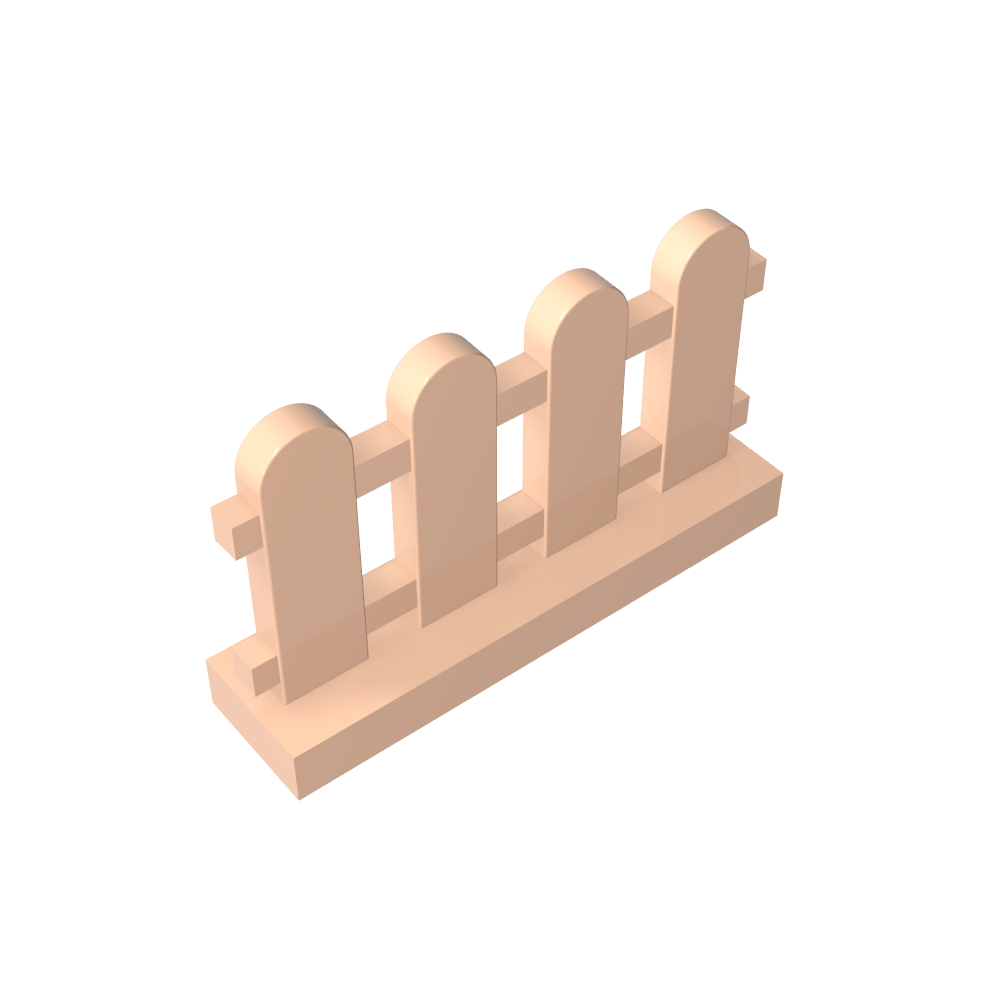 Lattenzaun 1 x 4 x 2-MyGobricks