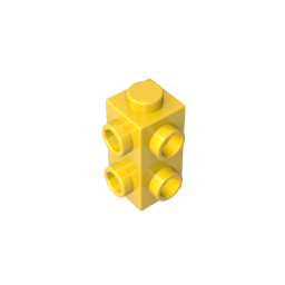 Stein 1 x 1 x 2 mit beidseitig erhabenen Spitzen