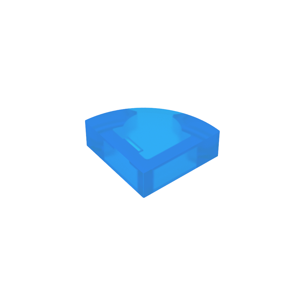 Fliese rund 1 x 1 Viertel