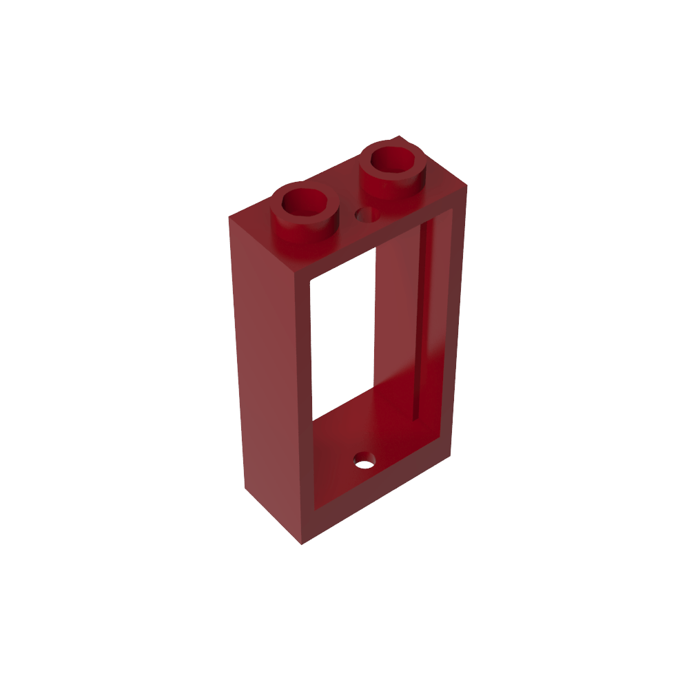 Fenster 1 x 2 x 3 Flache Vorderseite-MyGobricks