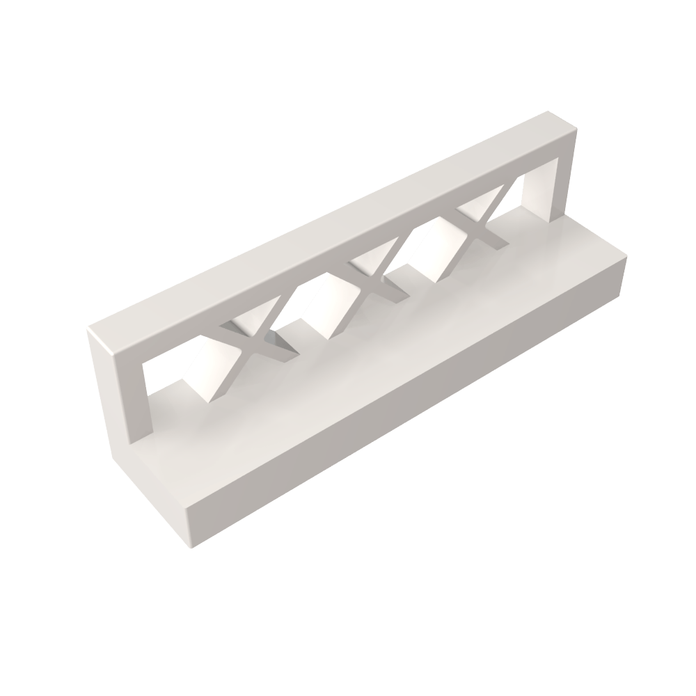 Zaun 1 x 4 x 1-MyGobricks