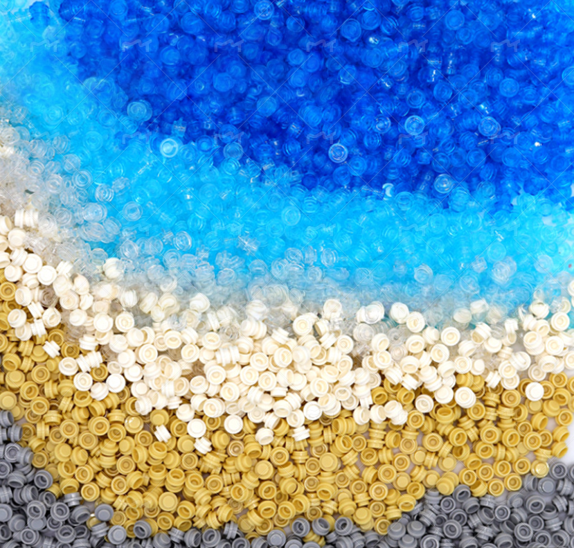 Transparente runde 1x1-Platten Nr. 6141, für MOC Ocean & Seascape DIY-Kreationen, hochkompatible kleinkörnige Steine