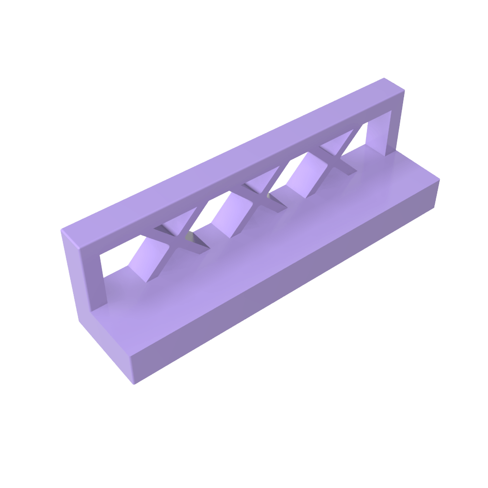 Zaun 1 x 4 x 1-MyGobricks