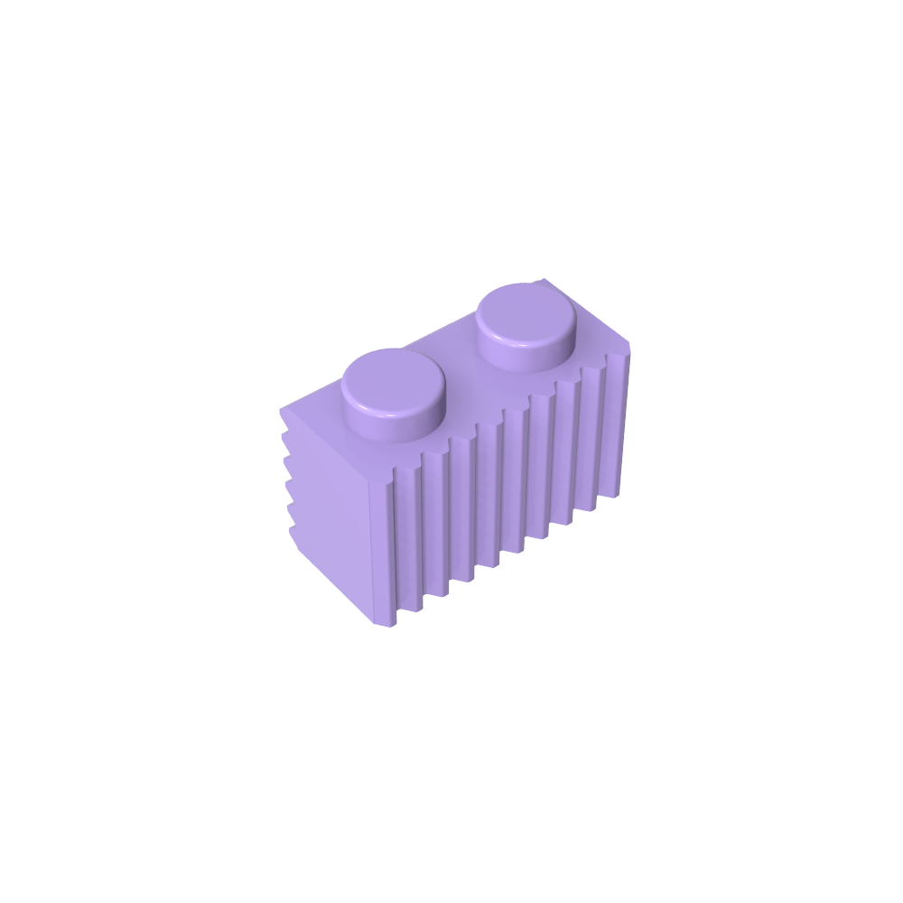 Stein Spezial 1 x 2 mit Grill - MyGobricks