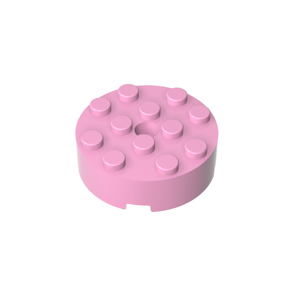 Rundstein 4 x 4 [Mittelloch]-MyGobricks