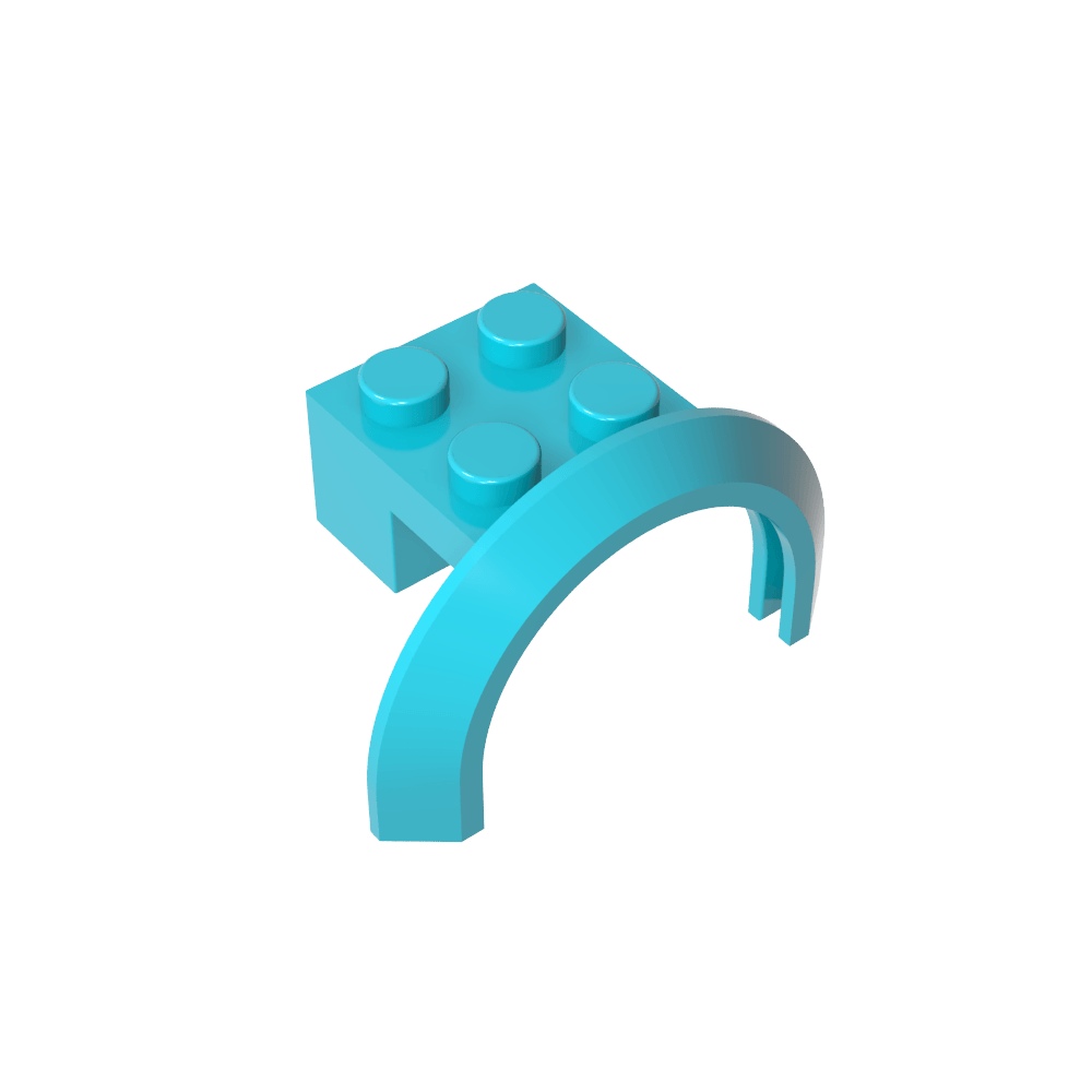 Radlauf, Kotflügel 4 x 2 1/2 x 2-MyGobricks