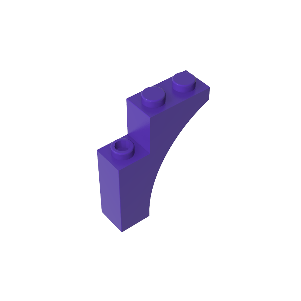 Ziegelbogen 1 x 3 x 3 [Gothic]-MyGobricks