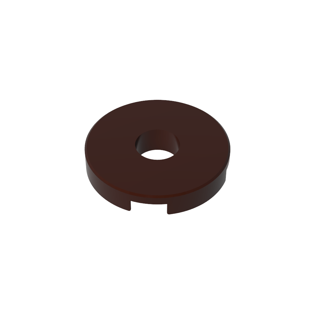 Fliese rund 2 x 2 mit Loch - MyGobricks