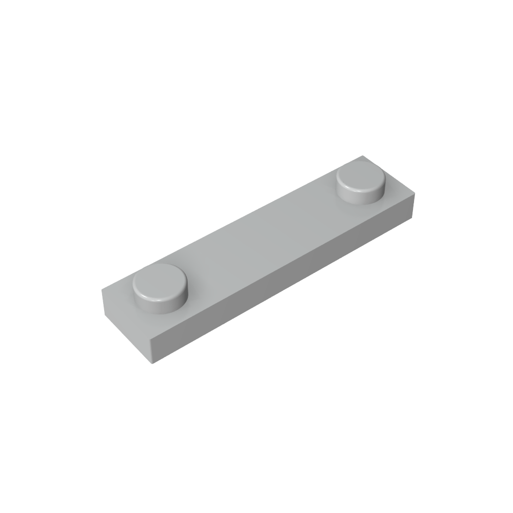 Platte Spezial 1 x 4 mit 2 Noppen-MyGobricks