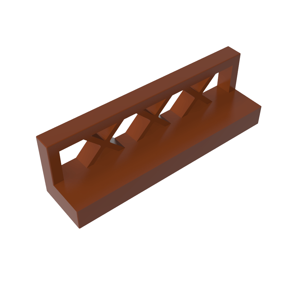 Zaun 1 x 4 x 1-MyGobricks