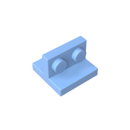 Halterung 2 x 2 mit 1 x 2 vertikalen Bolzen
