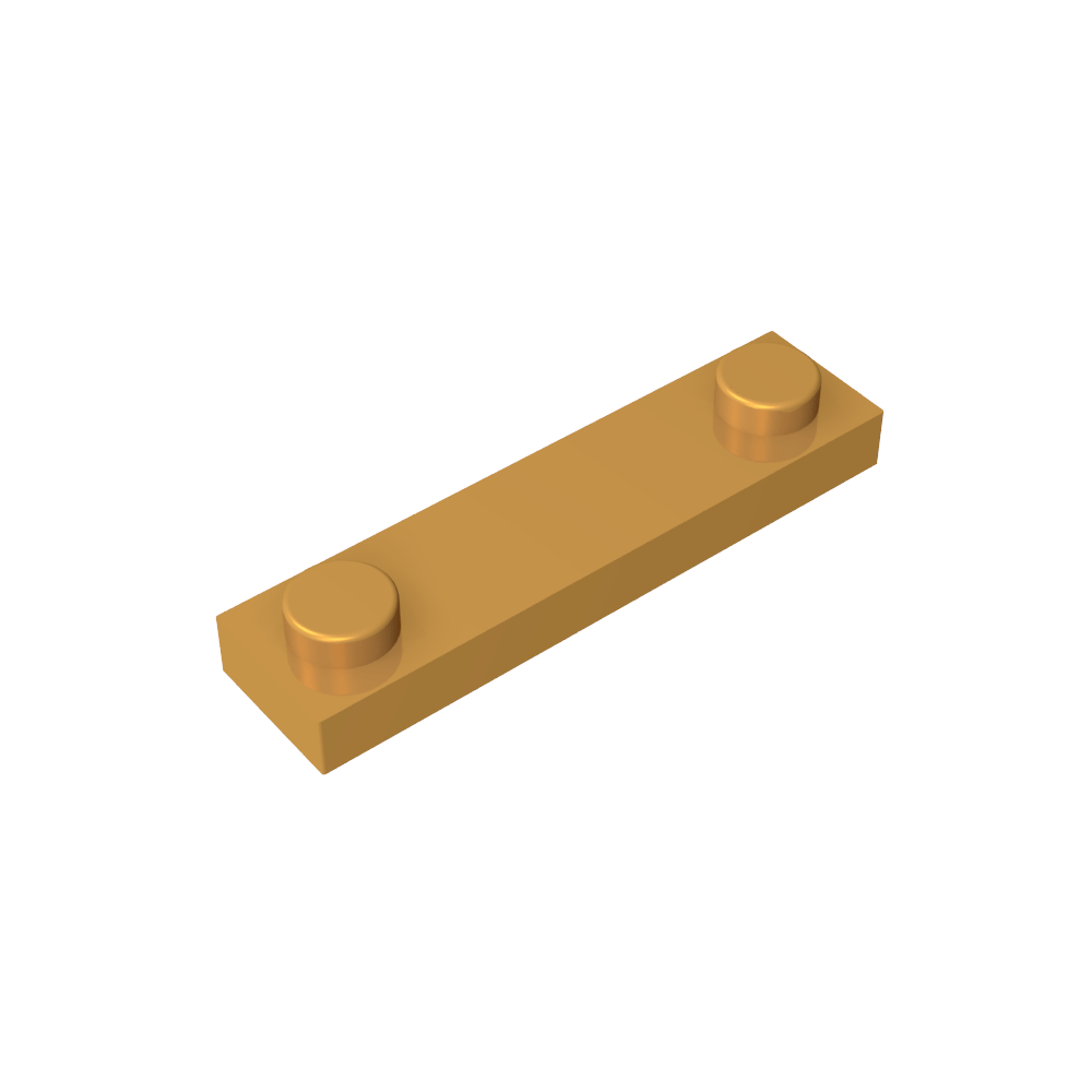 Platte Spezial 1 x 4 mit 2 Noppen-MyGobricks