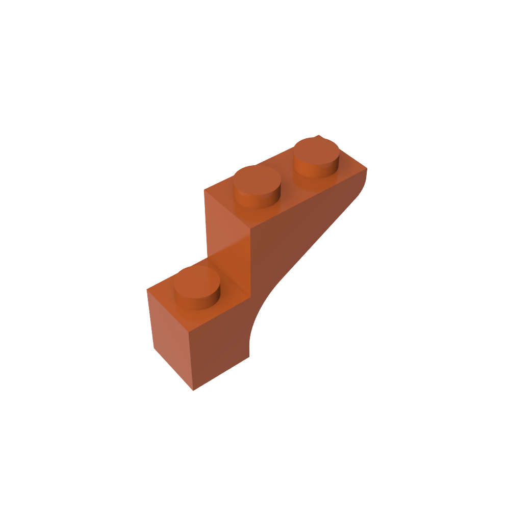 Ziegelbogen 1 x 3 x 2-MyGobricks