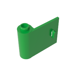 Tür 1 x 3 x 2 links - offen zwischen oberem und unterem Scharnier - MyGobricks