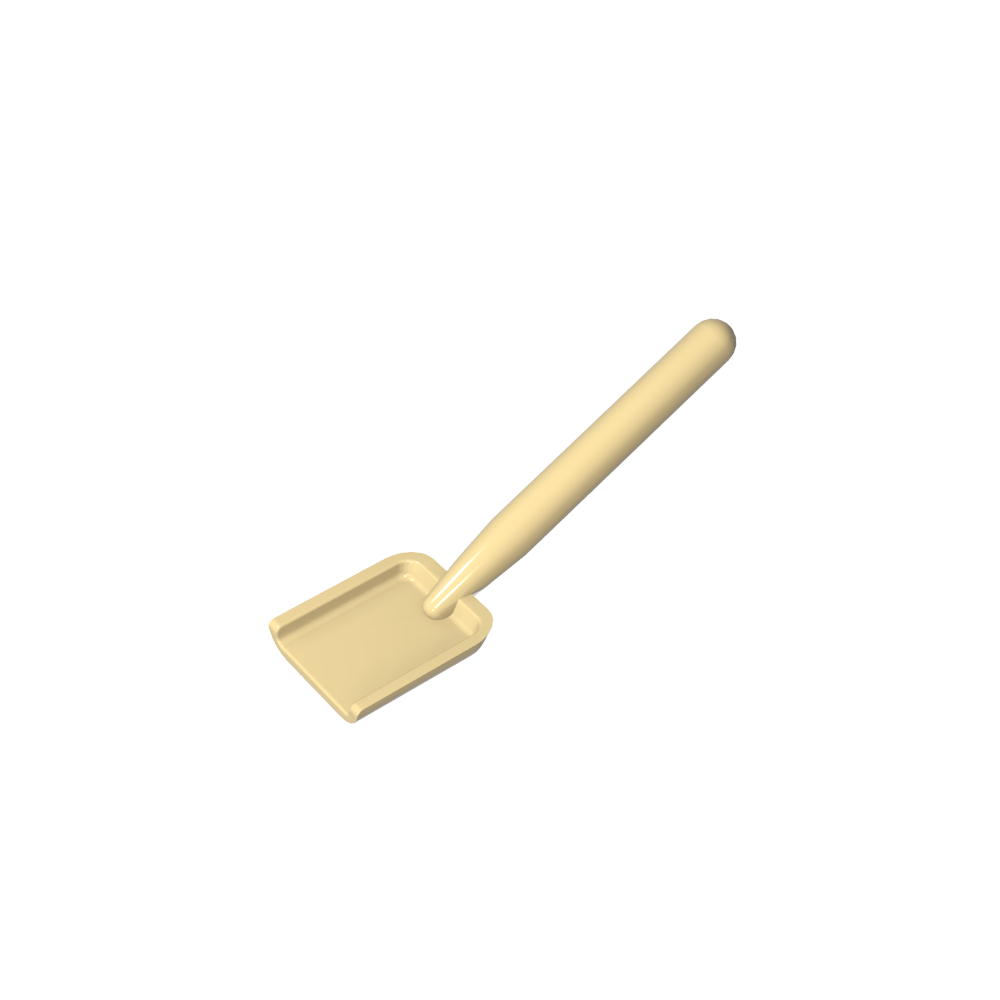 Ausrüstungsschaufel [Rundes Stielende]-MyGobricks