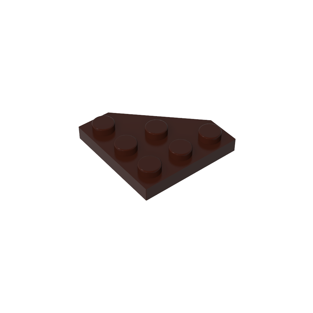 Keilplatte 3 x 3 Ecke abgeschnitten-MyGobricks