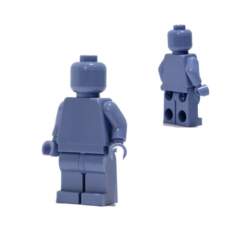 Minifiguren aus einfarbigen Bausteinen, kompatibel mit universellen, kleinteiligen, einfarbigen Bausteinen, Trendy Moc (Multi-Creation) Baustein-Wandbasis-Zubehör.