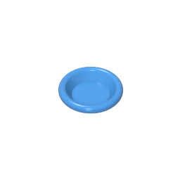Ausrüstung Teller / Platte / Schüssel 3 x 3 [Plain]